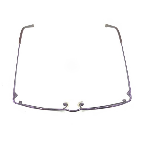 Coach Aimee 402 Titanium Purple Oval Eyeglasses Frames 51-17 135 Designer Women - Picture 3 of 12
